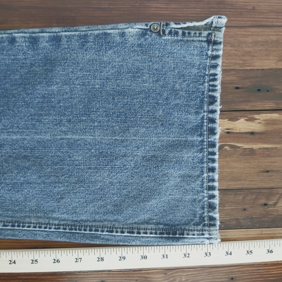 VTG Silver jeans womens long blue boot cut distressed vintage 90s - Picture 5 of 6